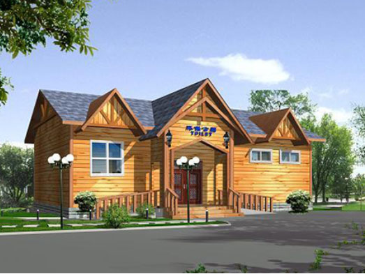 老城镇自然景观型移动厕所